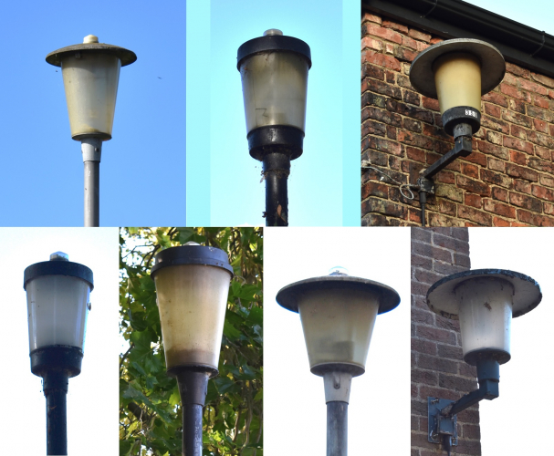 Survivors around York: post-top lanterns
A collage of a few of the older post-top lanterns I spotted walking around York the other day - many of these lanterns used to be found in very abundant quantities across the whole of the UK, but they are all something of a rarity these days...

