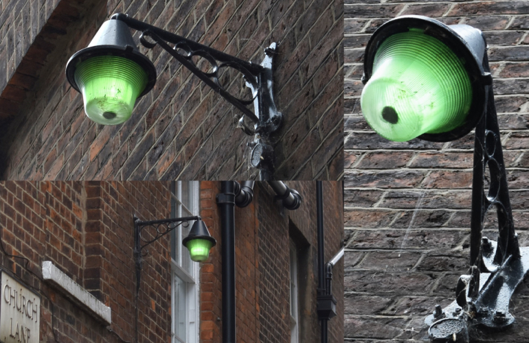 Revo "Prefect" mercury lantern in York
Another fantastic survivor, tucked down a little alleyway just beside a major road. This installation appears to be council-owned and maintained, given the lantern's characteristic decorative bracket. This is the only Revo lantern I have seen in York so far - definitely worth going back to get some night shots of!
