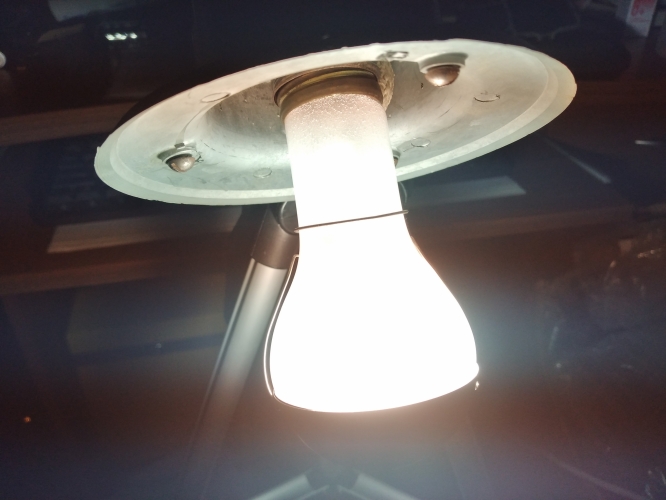 Rare lamps (sunlamps) S-2
Lamp is lit (normal exposure)
