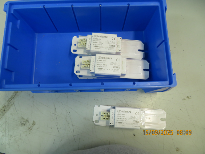 Eltam rebranded ballast in the storage of Carmel hospital
It rebranded Eltam Ein-Hashofet, but I'm sure it isn't made by Eltam, as it is made in Bulgaria and Eltam gear factory is closed.
Perhaps it may be VS.
