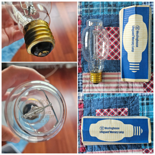 Westinghouse H39KB-175 Clear Mercury Vapor Lifeguard
This was an eBay find for decently cheap. As you UK members can't get enough of SOX, I can't get enough of 1980s MV. :)
