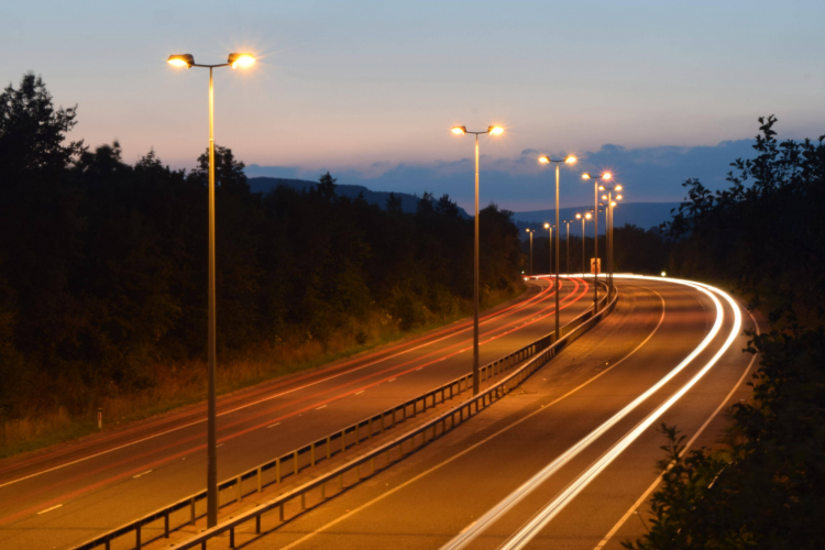 A470 Merthyr Tydfil 
SGS306s lighting the way. 
These were very well maintained up until a few years ago, when failed lamps started to not be replaced or have Amperas fitted instead.  
Sadly all went a few months ago,  replaced with Ampera Evos.
