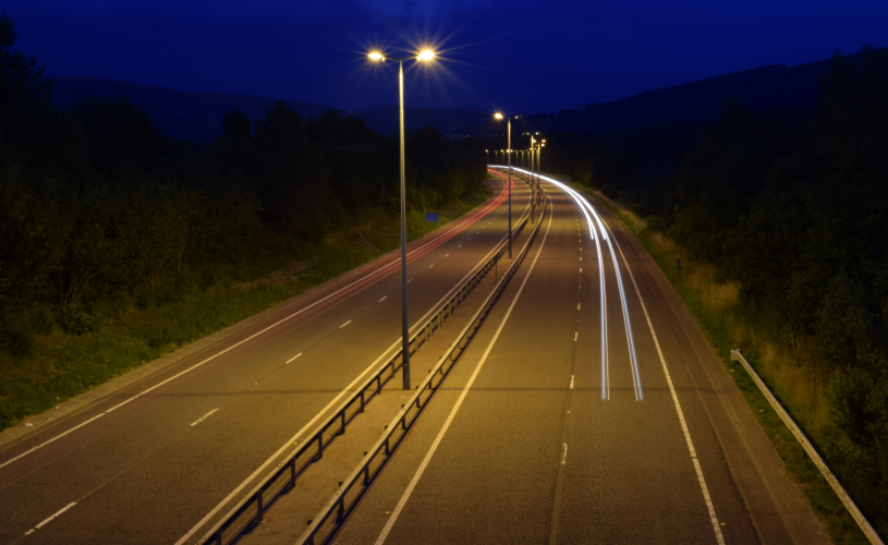 A470 Merthyr Tydfil 
SGS306s lighting the way. 
These were very well maintained up until a few years ago, when failed lamps started to not be replaced or have Amperas fitted instead.  
Sadly all went a few months ago,  replaced with Ampera Evos.
