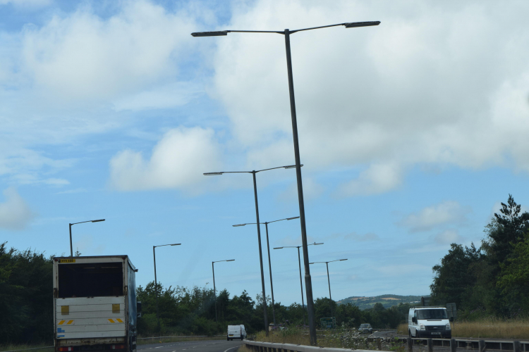 Good old MAs
The last surviving stretch of motorway SOX in South Wales,  I believe  this and the stretch on the M4 may have been the longest working stretches in the UK up until recently too? 
A465, Neath.  Gone now sadly. 
